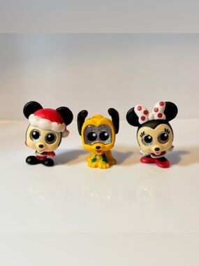 Disney Doorables Countdown to Christmas Exclusives - Mickey, Minnie, Pluto